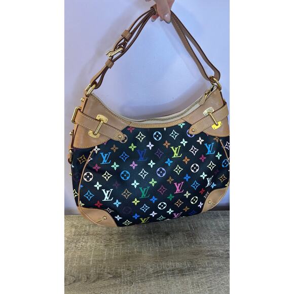 Louis Vuitton Handbags - 🖤SOLD🖤 Louis Vuitton Black Multicolor Y2K Greta Shoulder Bag